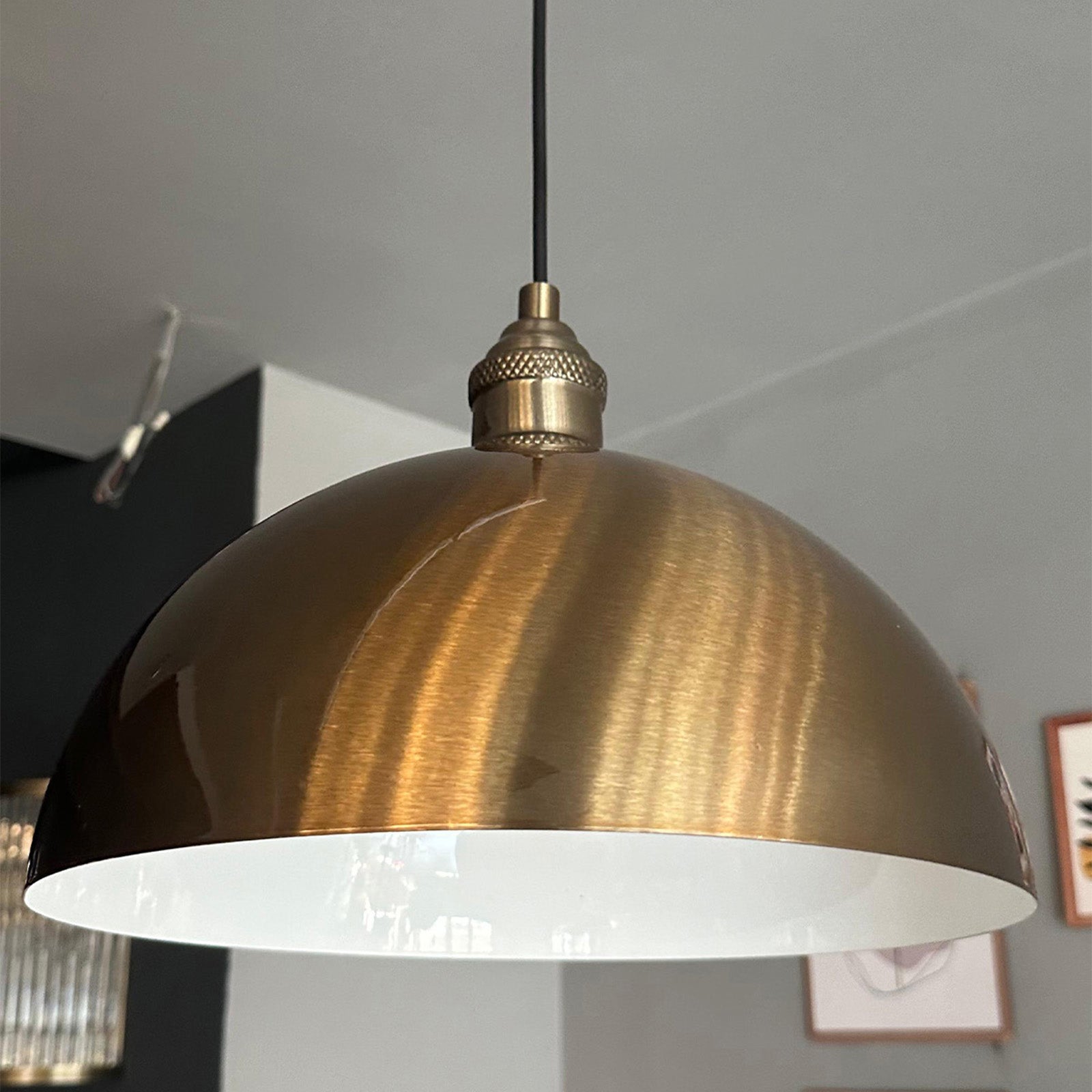 Yimpi Tumbled Chandelier Einzelne Pendelleuchte